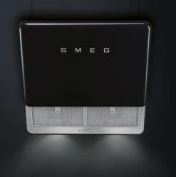 Smeg KFAB75BL - Campana Decorativa Pared 75 Cm Recirculación Clase B Negra -Electrodomésticos Outlet Tienda smeg kfab75bl campana decorativa pared 75 cm recirculacion clase b negra 0027151 600px