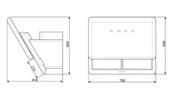 Smeg KFAB75UJ - Campana Decorativa Pared 75 Cm Recirculación Clase B London -Electrodomésticos Outlet Tienda smeg kfab75uj campana decorativa pared 75 cm recirculacion clase b london 0027174 600px