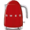 SMEG KLF03RDEU - Hervidor Capacidad 1,7 Lt Línea Años 50 2400W Color Rojo