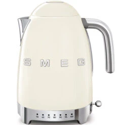 Smeg KLF04CREU - Hervidor 1,7 Lt Años 50 2400W Ajuste Temperatura Color Crema