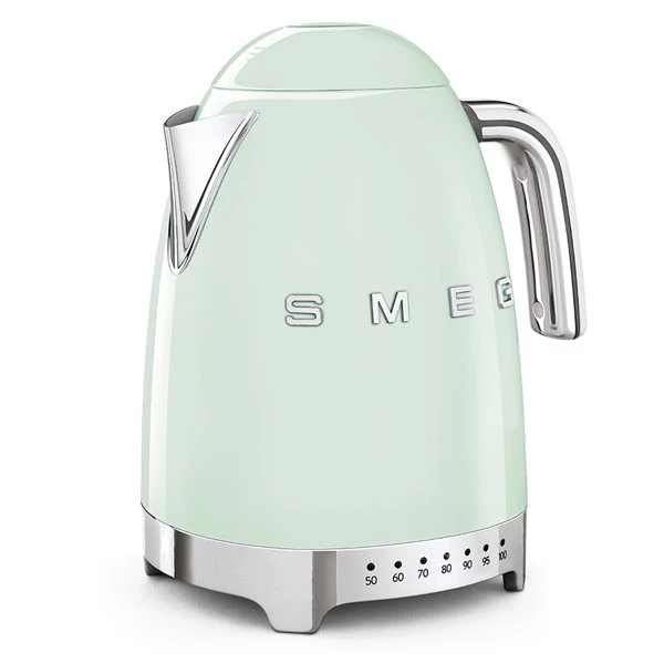SMEG KLF04PGEU - Hervidor 1,7 Lt Años 50 2400W Ajuste Temperatura Color Verde Agua 2 SMEG KLF04PGEU - Hervidor 1,7 Lt Años 50 2400W Ajuste Temperatura Color Verde Agua - Imagen 2