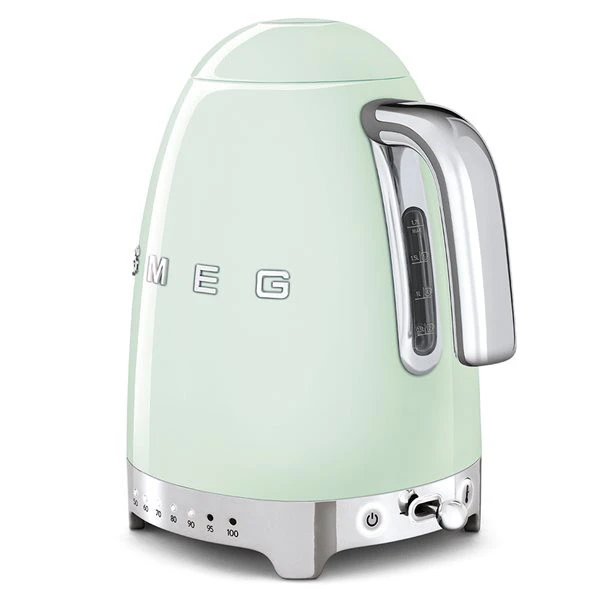 SMEG KLF04PGEU - Hervidor 1,7 Lt Años 50 2400W Ajuste Temperatura Color Verde Agua 3 SMEG KLF04PGEU - Hervidor 1,7 Lt Años 50 2400W Ajuste Temperatura Color Verde Agua - Imagen 3