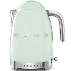 SMEG KLF04PGEU - Hervidor 1,7 Lt Años 50 2400W Ajuste Temperatura Color Verde Agua