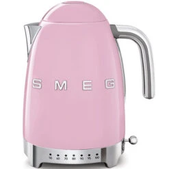 SMEG KLF04PKEU - Hervidor 1,7 Lt Años 50 2400W Ajuste Temperatura Color Rosa
