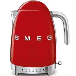 SMEG KLF04RDEU - Hervidor 1,7 Lt Años 50 2400W Ajuste Temperatura Color Rojo