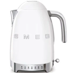 SMEG KLF04WHEU - Hervidor 1,7 Lt Años 50 2400W Ajuste Temperatura Color Blanco