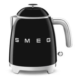 Smeg KLF05BLEU - Mini Hervidor Negro Estilo Años 50 0.8 Litros