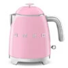 Smeg KLF05PKEU - Mini Hervidor Rosa Estilo Años 50 0.8 Litros