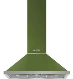 Smeg KPF9OG - Campana Decorativa De Pared 90 Cm Clase A+ Verde Oliva