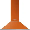 Smeg KPF9OR - Campana Decorativa De Pared 90 Cm Clase A+ Naranja