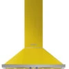 Smeg KPF9YW - Campana Decorativa De Pared 90 Cm Clase A+ Amarilla