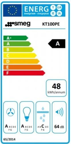Smeg KT100PE - Campana Decorativa De Pared 100 Cm Clase A Crema -Electrodomésticos Outlet Tienda smeg kt100pe campana decorativa de pared 100 cm clase a crema 0025871