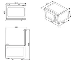 Smeg MOE25X - Microondas Libre Instalación 25 Litros Grill Acero Inoxidable -Electrodomésticos Outlet Tienda smeg moe25x microondas libre instalacion 25 litros grill acero inoxidable 0028872 600px