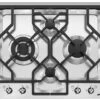 Smeg PGF64-4 - Placa De Gas Natural 60cm 4 Quemadores Acero Inoxidable