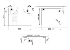 Smeg PM3643D - Placa Mixta Inducción Y Gas Natural 65cm 4 Zonas -Electrodomésticos Outlet Tienda smeg pm3643d placa mixta induccion y gas natural 65cm 4 zonas 0044363 600px