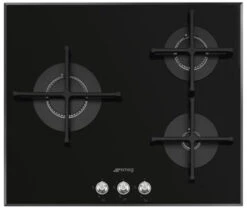 Smeg PV163N2 - Placa Gas Natural 60cm Sin Marco Negro