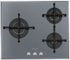 Smeg PV163S2 - Placa Gas Natural 60cm Sin Marco Antracita