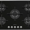 Smeg PV175N2 - Placa Gas Natural 72cm Biselado Cristal Negro
