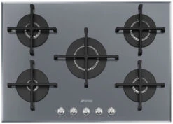 Smeg PV175S2 - Placa Gas Natural 72cm Biselado Cristal Antracita