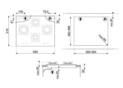 Smeg PV364LCN - Placa De Gas Natural 65 Cm 4 Fuegos Cristal Negro 7 Smeg PV364LCN - Placa De Gas Natural 65 Cm 4 Fuegos Cristal Negro -Electrodomésticos Outlet Tienda smeg pv364lcn placa de gas natural 65 cm 4 fuegos cristal negro 0028934 600px