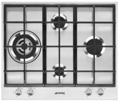 Smeg PX164L - Placa Gas Natural 60cm 4 Zonas Inox