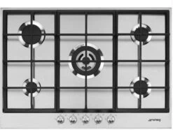 Smeg PX175 - Placa De Gas Natural 72.5 Cm 5 Fuegos Inoxidable