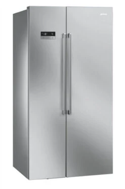 Smeg SBS63XDF - Frigorífico Side By Side 179x91Cm Clase F NoFrost Inox