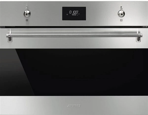 Smeg SF4301MX - Microondas Integrado Compacto 45 Cm Acero Inox 1 Smeg SF4301MX - Microondas Integrado Compacto 45 Cm Acero Inox