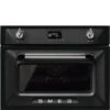 Smeg SF4920MCN1 - Horno Compacto Línea Victoria Color Negro Con Efecto Acero
