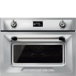 Smeg SF4920MCX1 - Horno Victoria Combinado Con Microondas Alto De 45cm