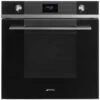 Smeg SF6101TVN1 - Horno Multifunción Negro Con Vapor Clean A+