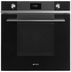 Smeg SF6101TVN1 - Horno Multifunción Negro Con Vapor Clean A+