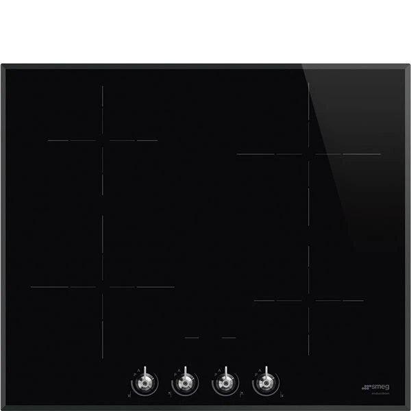 Smeg SI364BM - Placa De Inducción 60 Cm Cristal Negro Biselado 1 Smeg SI364BM - Placa De Inducción 60 Cm Cristal Negro Biselado