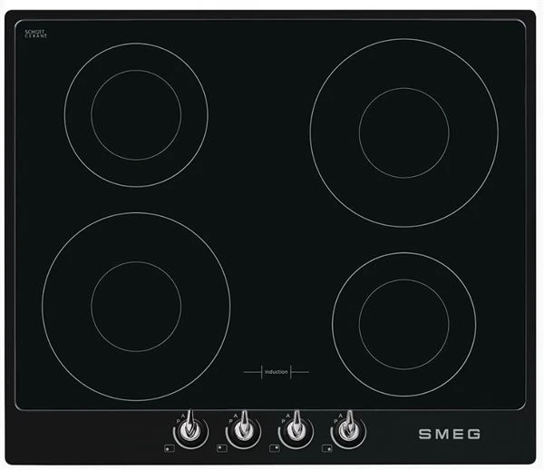 Smeg SI964NM - Placa De Inducción 60 Cm 4 Zonas 9 Niveles Negra 1 Smeg SI964NM - Placa De Inducción 60 Cm 4 Zonas 9 Niveles Negra