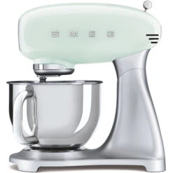 SMEG SMF02PGEU - Robot Cocina 10 Velocidades 4,8l 800W Color Verde Agua
