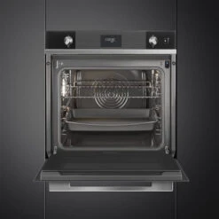 Smeg SO6101S2N - Horno Línea Multifunción Con Vapor A+ Negro -Electrodomésticos Outlet Tienda smeg so6101s2n horno linea multifuncion con vapor a negro 0063720 600px