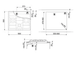 Smeg SR264XGH2 - Placa De Gas Natural 60 Cm 4 Fuegos Inoxidable -Electrodomésticos Outlet Tienda smeg sr264xgh2 placa de gas natural 60 cm 4 fuegos inoxidable 0029060 600px