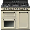 Smeg TR103P - Cocina Con Placa De Gas Y 3 Hornos Eléctricos Clase A Crema