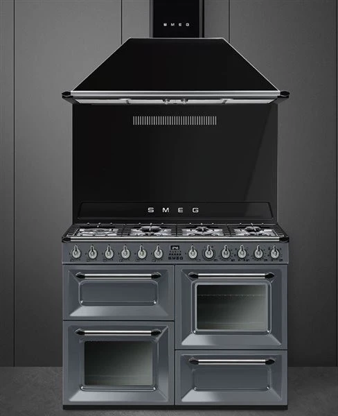 Smeg TR4110GR - Cocina De Gas Con 3 Hornos Eléctricos Clase A Antracita 2 Smeg TR4110GR - Cocina De Gas Con 3 Hornos Eléctricos Clase A Antracita - Imagen 2