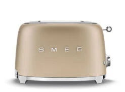 Smeg TSF01CHMEU - Tostadora 2 Rebanadas 50s Style 950W Oro Mate