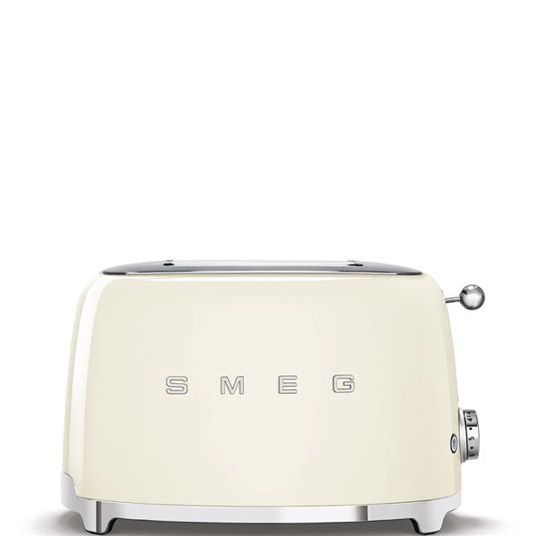 Smeg TSF01CREU - Tostadora 2 Rebanadas 6 Niveles 2x2 950W Style Crema 1 Smeg TSF01CREU - Tostadora 2 Rebanadas 6 Niveles 2x2 950W Style Crema