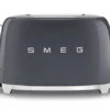 Smeg TSF01GREU - Tostadora 2 Rebanadas 50's Style 950W Gris