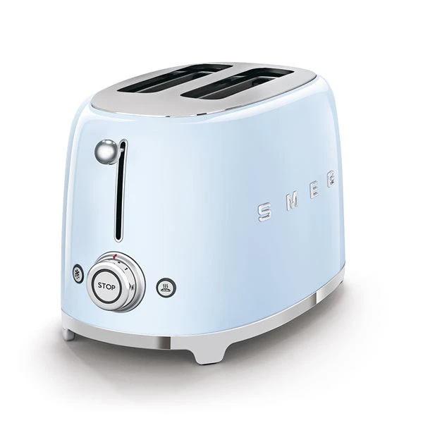 SMEG TSF01PBEU - Tostadora 2 Rebanadas 6 Niveles 2x2 950W Style Azul Celeste 2 SMEG TSF01PBEU - Tostadora 2 Rebanadas 6 Niveles 2x2 950W Style Azul Celeste - Imagen 2