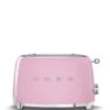 SMEG TSF01PKEU - Tostadora 2 Rebanadas 6 Niveles 2x2 950W Style Rosa
