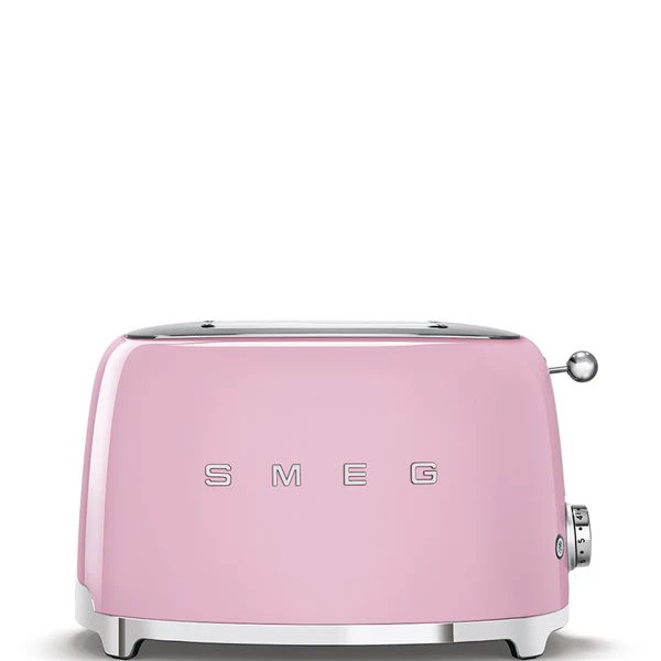 SMEG TSF01PKEU - Tostadora 2 Rebanadas 6 Niveles 2x2 950W Style Rosa 1 SMEG TSF01PKEU - Tostadora 2 Rebanadas 6 Niveles 2x2 950W Style Rosa