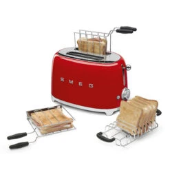 SMEG TSF01RDEU - Tostadora 2 Rebanadas 6 Niveles 2x2 950W Style Rojo -Electrodomésticos Outlet Tienda smeg tsf01rdeu tostadora 2 rebanadas 6 niveles 2x2 950w style rojo 0024975 600px