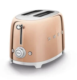 Smeg TSF01RGEU - Tostadora 2 Rebanadas 50's Style 950W Color Oro Rosa -Electrodomésticos Outlet Tienda smeg tsf01rgeu tostadora 2 rebanadas 50 s style 950w color oro rosa 0045544 600px