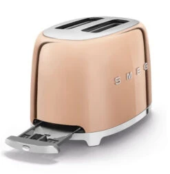 Smeg TSF01RGEU - Tostadora 2 Rebanadas 50's Style 950W Color Oro Rosa -Electrodomésticos Outlet Tienda smeg tsf01rgeu tostadora 2 rebanadas 50 s style 950w color oro rosa 0045546 600px