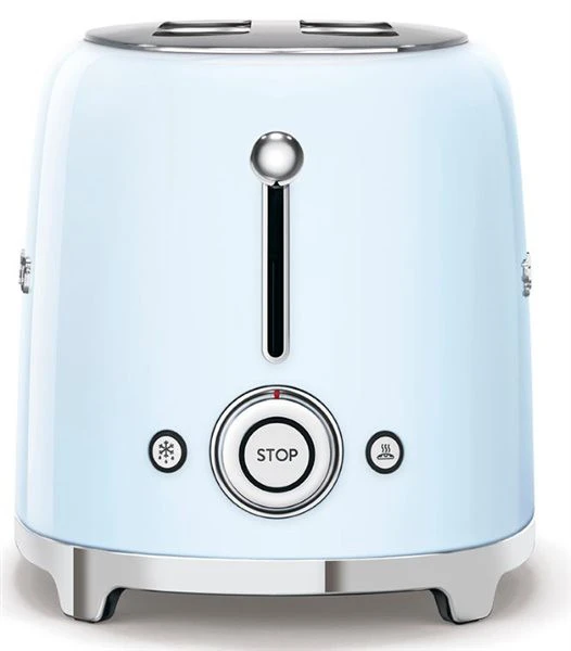 Smeg TSF02PBEU - Tostadora 4 Rebanadas Línea Años 50 1500 W Color Celeste 3 Smeg TSF02PBEU - Tostadora 4 Rebanadas Línea Años 50 1500 W Color Celeste - Imagen 3