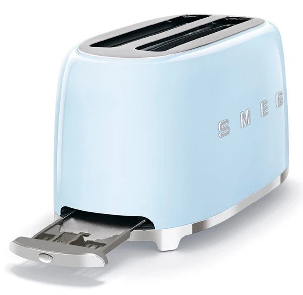 Smeg TSF02PBEU - Tostadora 4 Rebanadas Línea Años 50 1500 W Color Celeste 4 Smeg TSF02PBEU - Tostadora 4 Rebanadas Línea Años 50 1500 W Color Celeste - Imagen 4